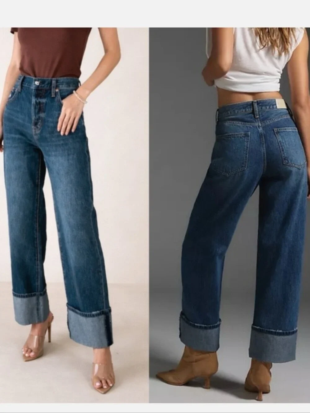 Pistola Ryder High Rise Cuffed Straight Jean In Fulton - Picture 7 of 16